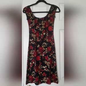Vintage dress with flowers